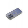 Durukar®  iPhone 15 Pro Max Kılıf Slot Silikon - Gümüş