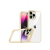 Durukar®   iPhone 15 Pro Max  Lensli Silikon - Gold