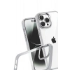 Durukar®   iPhone 15 Pro Max  Lensli Silikon - Gümüş