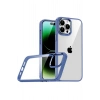 Durukar®   iPhone 15 Pro Max  Lensli Silikon - Lacivert
