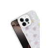 Durukar®   iPhone 15 Pro Max Lumi Desenli Kapak - Beyaz