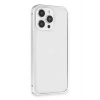 Durukar®  iPhone 15 Pro Max Metal Bumper Mat Kapak - Gümüş