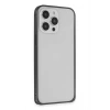 Durukar®  iPhone 15 Pro Max Metal Bumper Mat Kapak - Siyah