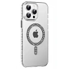 Durukar® iPhone 15 Pro Move Stoned Magsafe Case - Black