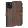 Durukar® iPhone 15 Trend S Plus Flip Case - Brown