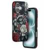 Durukar®  iPhone 16 Flower Series Magsafe Kapak - Siyah