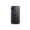 Durukar®  iPhone 16 Kılıf Boyi Silikon Kapak - Derin Mor