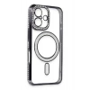 Durukar®  iPhone 16 Kılıf Joke Simli Magneticsafe Kılıf - Siyah