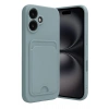 Durukar®  iPhone 16 Kılıf Kelvin Kartvizitli Silikon - Açık Yeşil