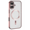 Durukar®  iPhone 16 Kılıf Kross Magneticsafe Kapak - Pembe