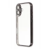 Durukar®  iPhone 16 Kılıf  Lensli Silikon - Siyah