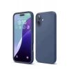 Durukar®   iPhone 16 Kılıf Nano içi Kadife Silikon - Lacivert
