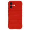 Durukar®  iPhone 16 Kılıf Optimum Silikon - Kırmızı