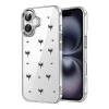Durukar®   iPhone 16 Plus Fiyonk Desenli Kapak - Desen 1