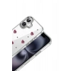 Durukar®   iPhone 16 Plus Fiyonk Desenli Kapak - Desen 3