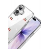 Durukar®   iPhone 16 Plus Fiyonk Desenli Kapak - Desen 9