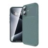 Durukar®  iPhone 16 Plus Kılıf Auto Focus Karbon Kapak - Koyu Yeşil