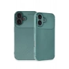 Durukar®  iPhone 16 Plus Kılıf Auto Focus Karbon Kapak - Koyu Yeşil