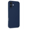 Durukar®  iPhone 16 Plus Kılıf First Silikon - Lacivert