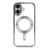 Durukar®  iPhone 16 Plus Kılıf Kross Magneticsafe Kapak - Gümüş
