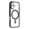 Durukar®  iPhone 16 Plus Kılıf Kross Magneticsafe Kapak - Siyah