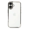 Durukar®  iPhone 16 Plus Kılıf  Lensli Silikon - Gümüş