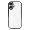 Durukar®  iPhone 16 Plus Kılıf  Lensli Silikon - Mor