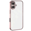 Durukar®  iPhone 16 Plus Kılıf  Lensli Silikon - Pembe
