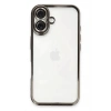 Durukar®  iPhone 16 Plus Kılıf  Lensli Silikon - Titanyum Gri