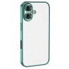 Durukar®  iPhone 16 Plus Kılıf  Lensli Silikon - Turkuaz