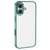 Durukar®  iPhone 16 Plus Kılıf  Lensli Silikon - Turkuaz
