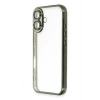Durukar®  iPhone 16 Plus Kılıf  Lensli Silikon - Yeşil