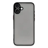 Durukar®  iPhone 16 Plus Kılıf Montreal Silikon Kapak - Siyah