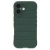 Durukar®  iPhone 16 Plus Kılıf Optimum Silikon - Koyu Yeşil