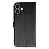 Durukar®  iPhone 16 Plus Kılıf Trend S Plus Kapaklı Kılıf - Siyah