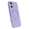 Durukar®   iPhone 16 Plus Regal Magsafe Standlı Kapak - Lila