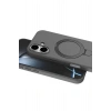Durukar®   iPhone 16 Plus Regal Magsafe Standlı Kapak - Titan Gri