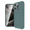 Durukar®  iPhone 16 Pro Kılıf Auto Focus Karbon Kapak - Koyu Yeşil