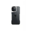 Durukar®  iPhone 16 Pro Kılıf Boyi Silikon Kapak - Gümüş