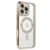 Durukar®  iPhone 16 Pro Kılıf Joke Simli Magneticsafe Kılıf - Gold