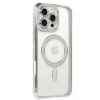 Durukar®  iPhone 16 Pro Kılıf Joke Simli Magneticsafe Kılıf - Gümüş