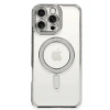 Durukar®  iPhone 16 Pro Kılıf Joke Simli Magneticsafe Kılıf - Gümüş