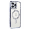 Durukar®  iPhone 16 Pro Kılıf Joke Simli Magneticsafe Kılıf - Mavi