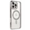 Durukar®  iPhone 16 Pro Kılıf Joke Simli Magneticsafe Kılıf - Pembe