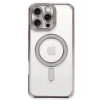 Durukar®  iPhone 16 Pro Kılıf Joke Simli Magneticsafe Kılıf - Pembe