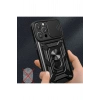 Durukar®  iPhone 16 Pro Kılıf Pars Lens Yüzüklü Silikon - Gümüş