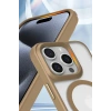 Durukar®  iPhone 16 Pro Max Kılıf Enka Magsafe Silikon Kılıf - Lacivert