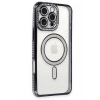 Durukar®  iPhone 16 Pro Max Kılıf Joke Simli Magneticsafe Kılıf - Siyah