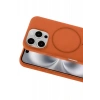 Durukar®   iPhone 16 Pro Max Kılıf Jully Magsafe Kapak - Turuncu