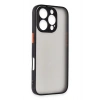 Durukar®  iPhone 16 Pro Max Kılıf Montreal Silikon Kapak - Siyah